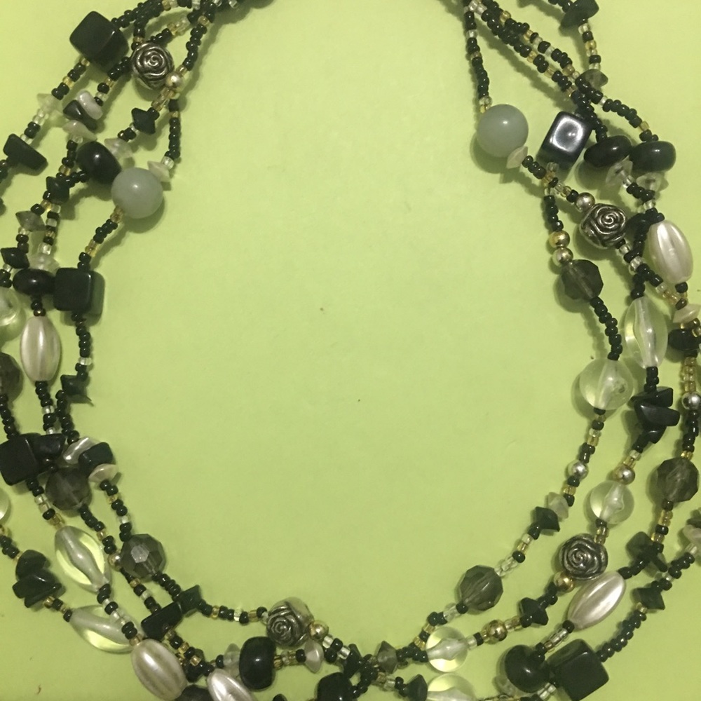 Costume design beaded necklace #Glass beads
